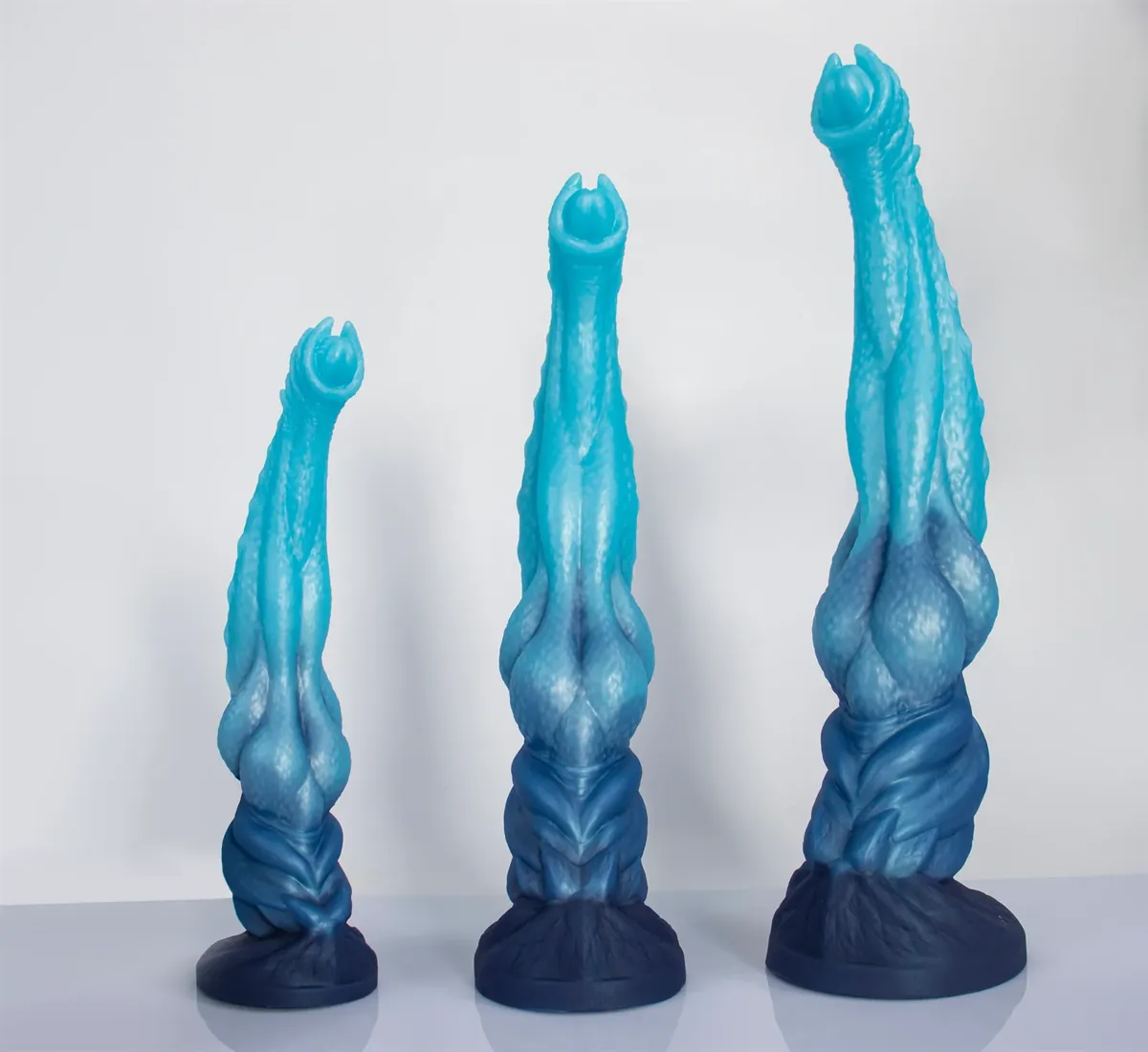 XXL fantasy dildo Alien Azur (dubbel)