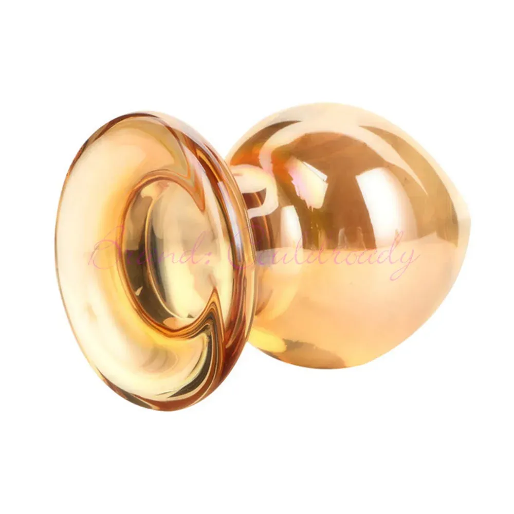 Glazen buttplug Ambre Doré, foto 4