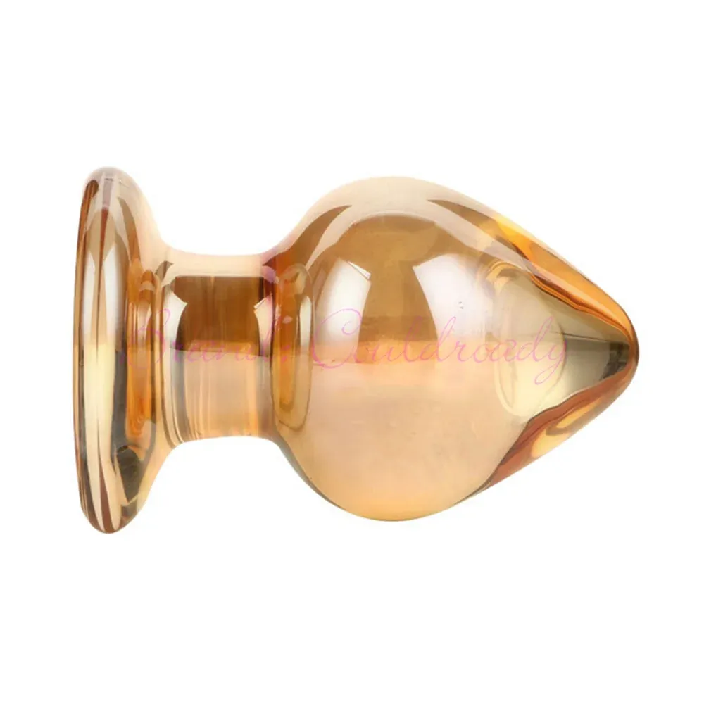 Glazen buttplug Ambre Doré, foto 5