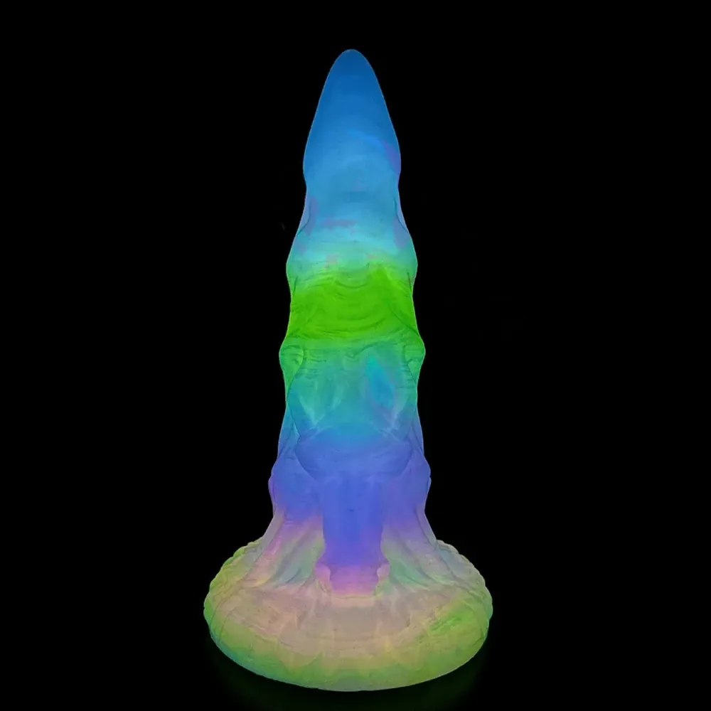 XXL fantasy dildo Aurora Glow Vibe, Model 11