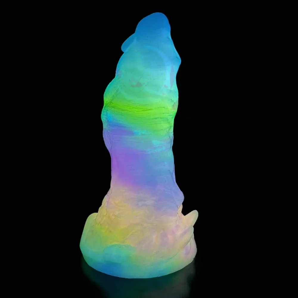 XXL fantasy dildo Aurora Glow Vibe, Model 13