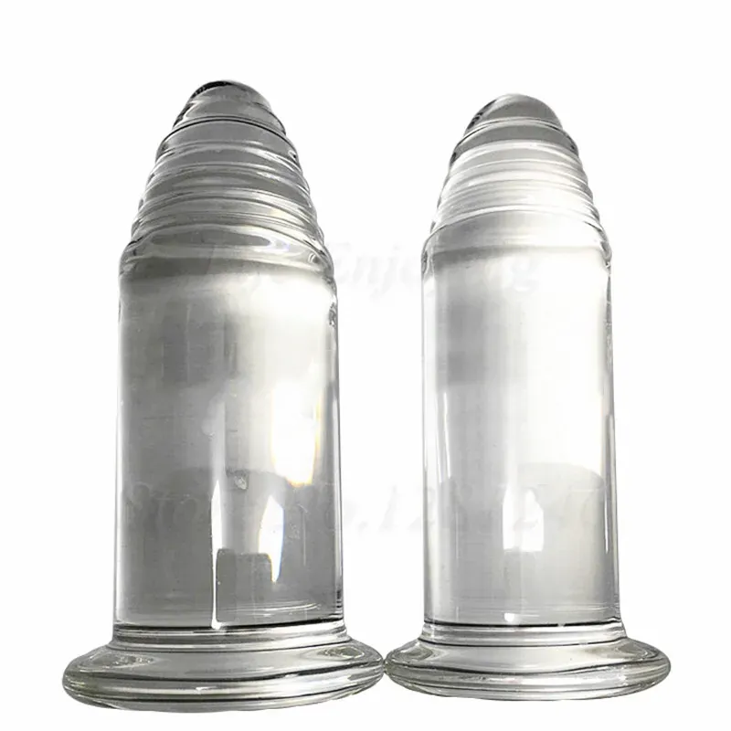 Glazen dildo Cristal Colonne, borosilicaatglas (Pyrex)