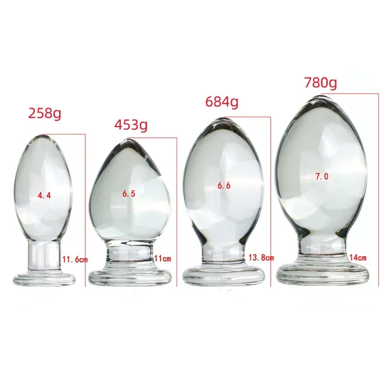Glazen buttplug Cristal Œuf, foto 2