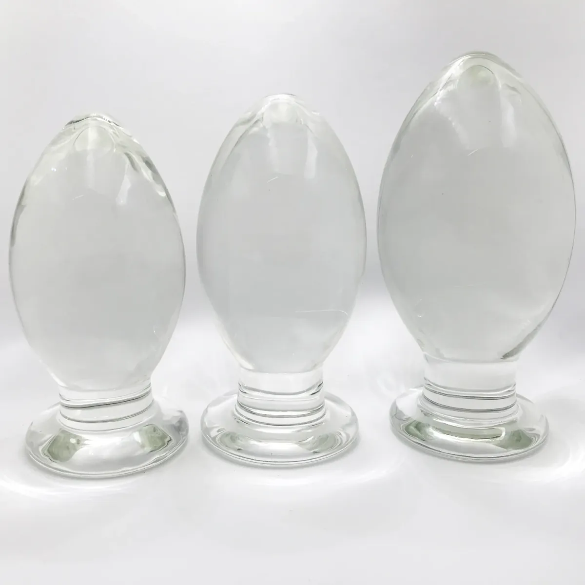 Glazen buttplug Cristal Ovale XXL, foto 2