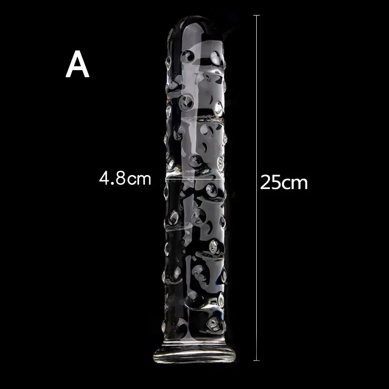 Glazen dildo Cristal Perle 25, foto 4