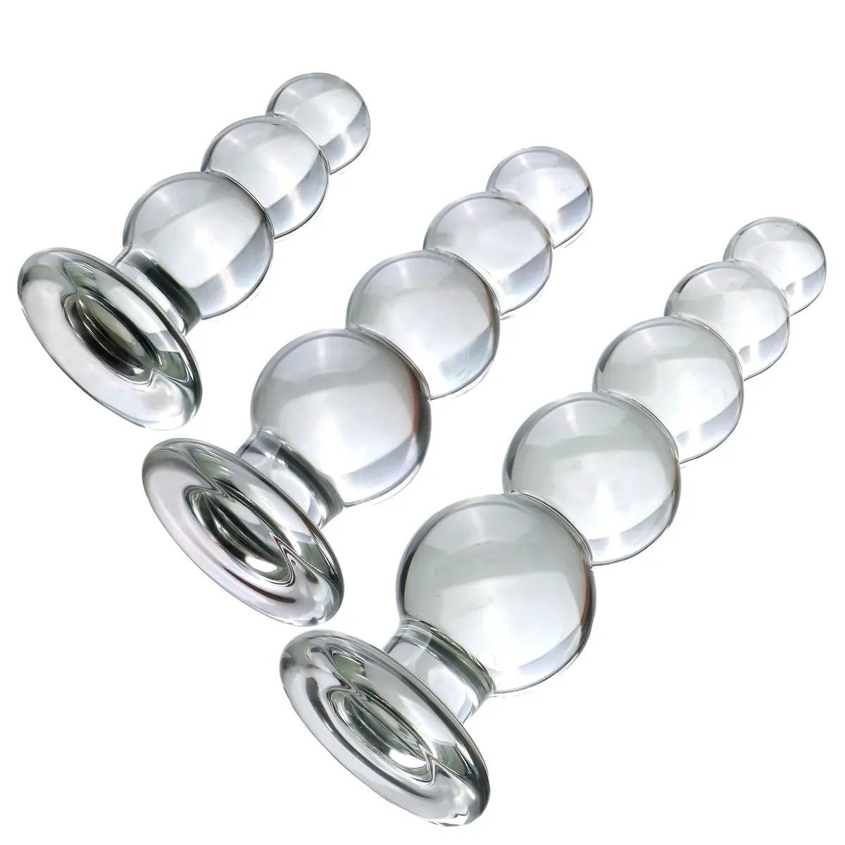 Glazen buttplug Cristal Perles, borosilicaatglas (Pyrex)