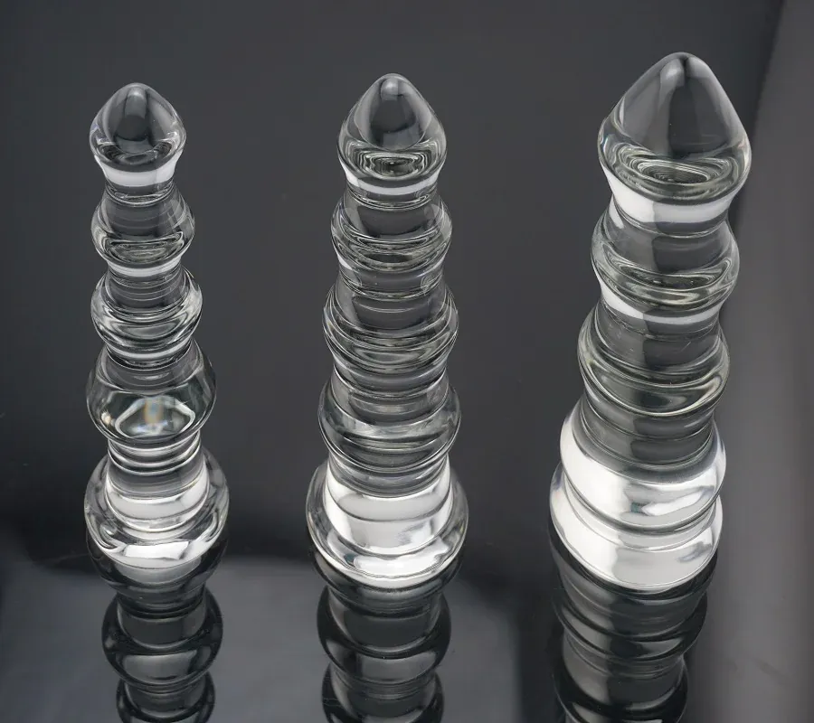 Glazen buttplug Cristal Tour, borosilicaatglas (Pyrex)