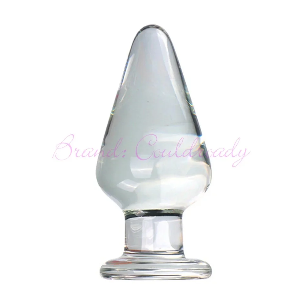 Glazen buttplug Cristal Trio, Model 6063 · 125 × 60 mm