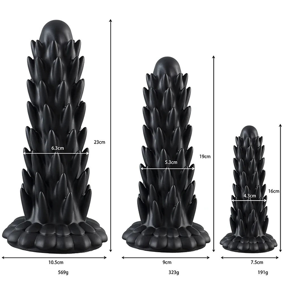 XXL fantasy dildo Doorn Monster, Kleur 2 · M