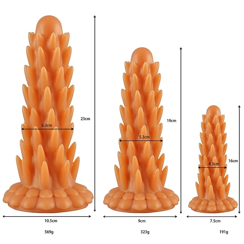 XXL fantasy dildo Doorn Monster, Kleur 5 · M