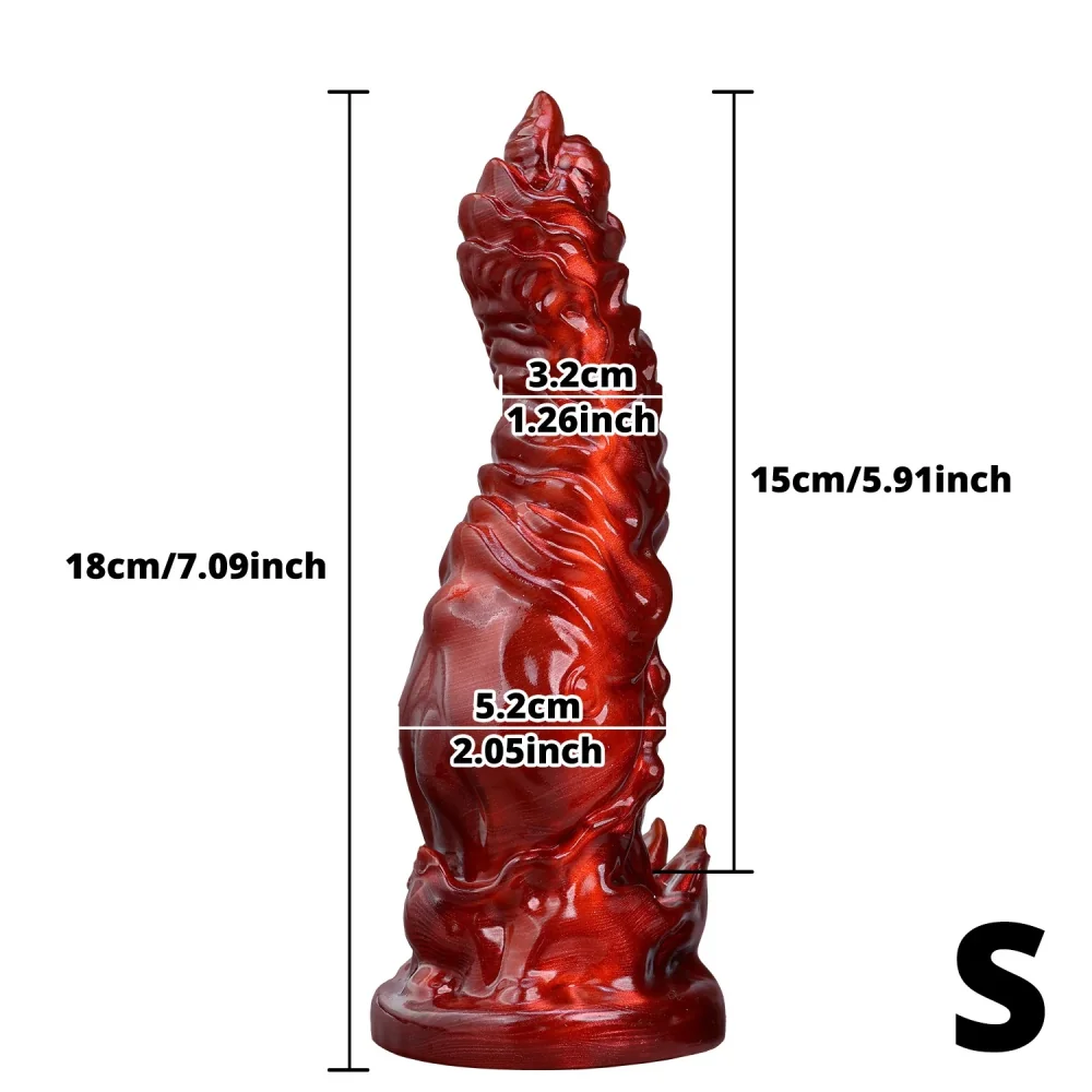 XXL draken dildo Draak Pastel, Model A017 · L