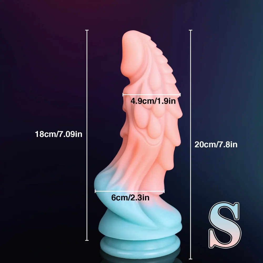 XXL draken dildo Draak Pastel, Model D009 · S
