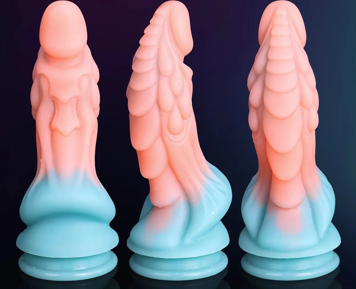 XXL draken dildo Draak Pastel, foto 2