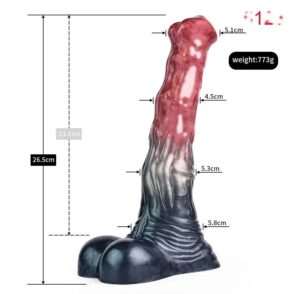XXL paardendildo Equus Nuit, Model 5123 kleur GK