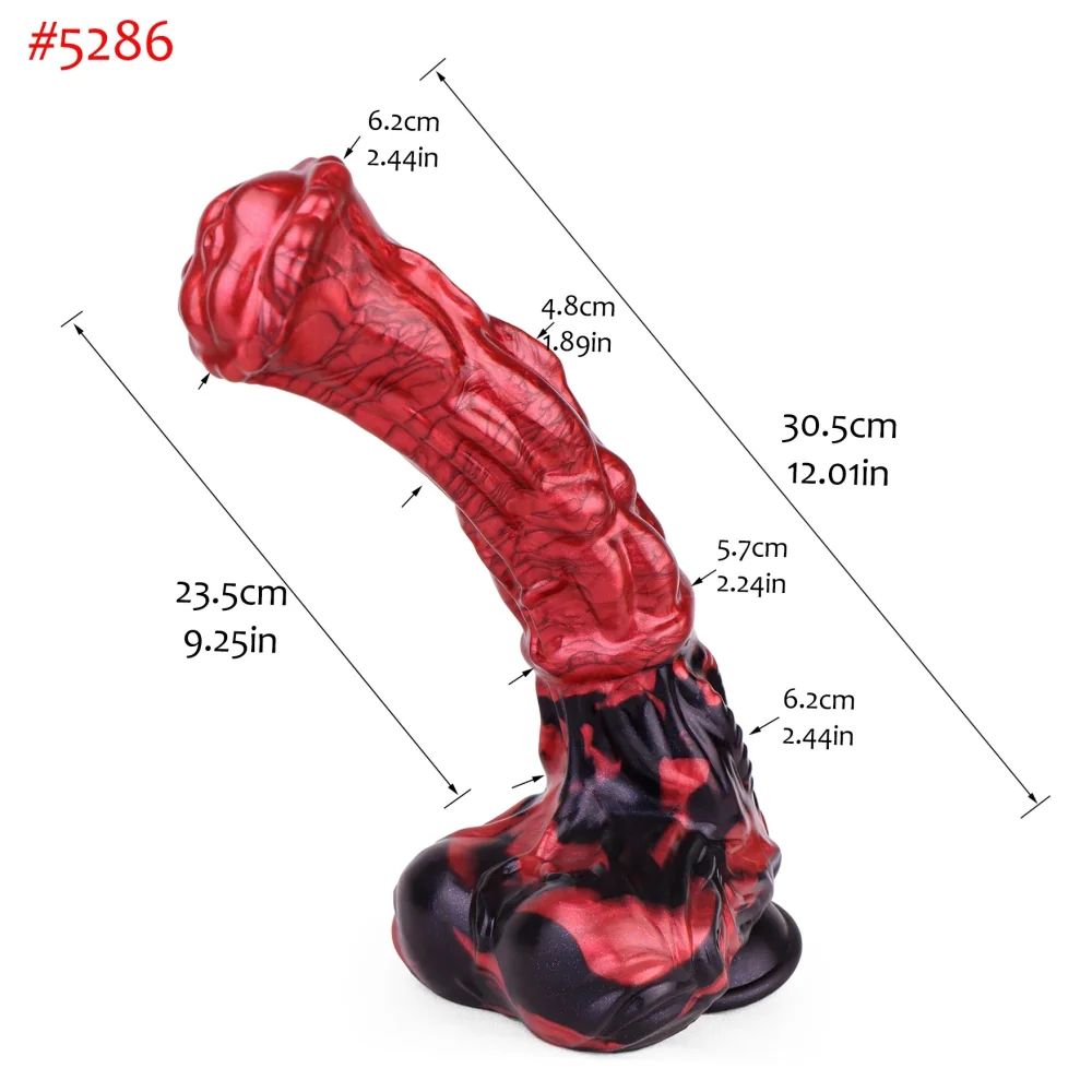 XXL paardendildo Equus Nuit, Model 5286 kleur RF