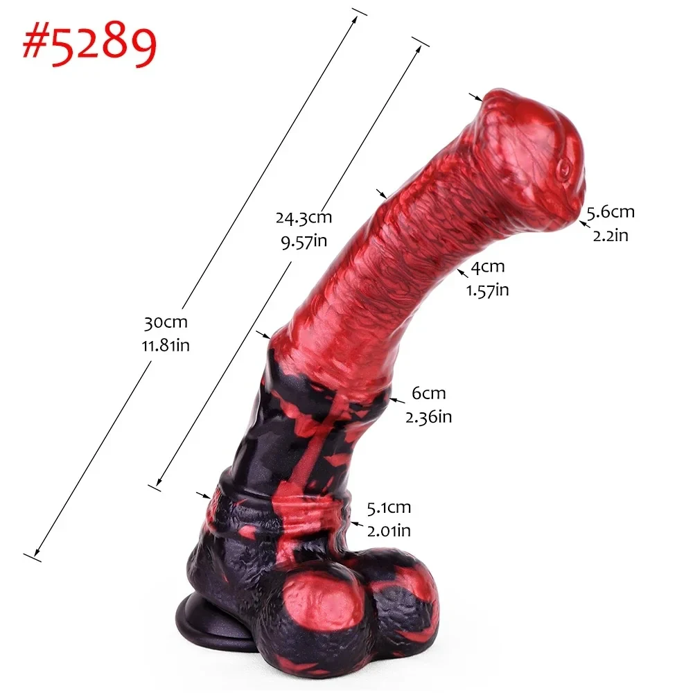 XXL paardendildo Equus Nuit, Model 5289 kleur RF