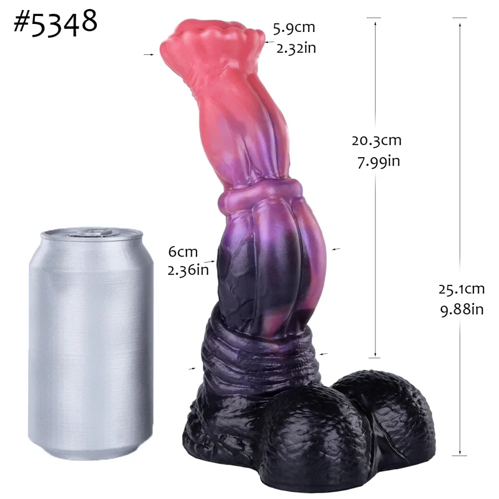 XXL paardendildo Equus Nuit, Model 5348