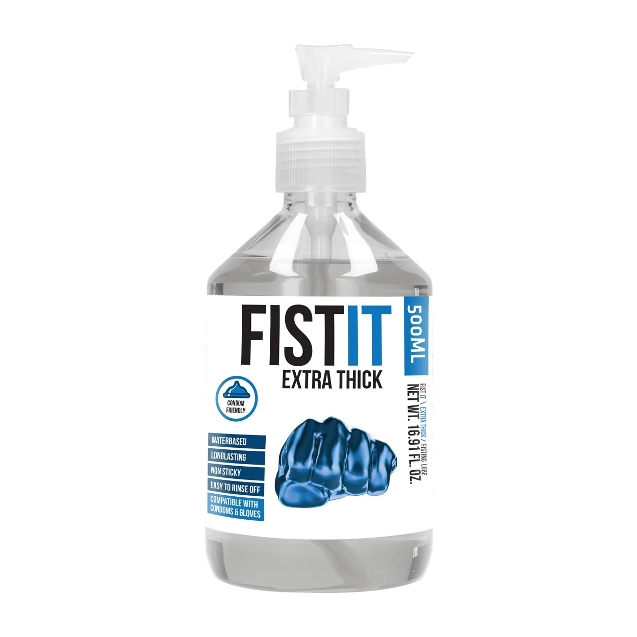 Glijmiddel Fist It Extra Thick 500 ml, glijmiddel op waterbasis
