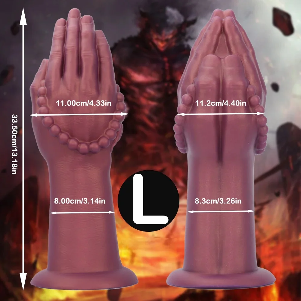 XXL fisting Gebedshanden, Rood · L