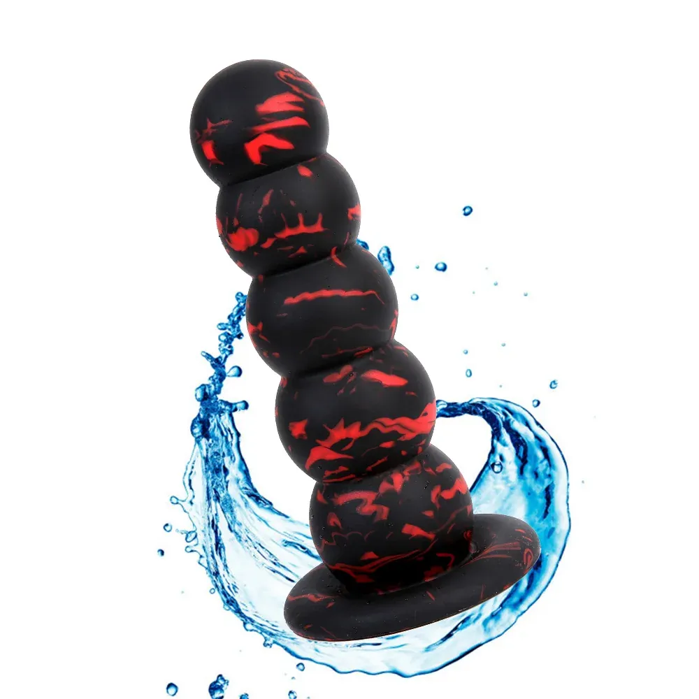 XXL buttplug Kralen Lava, foto 2