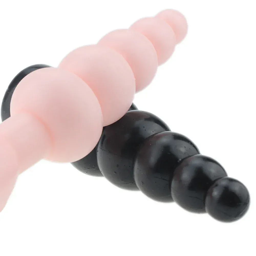 XXL buttplug Kralenplug Classic (dubbel), foto 2