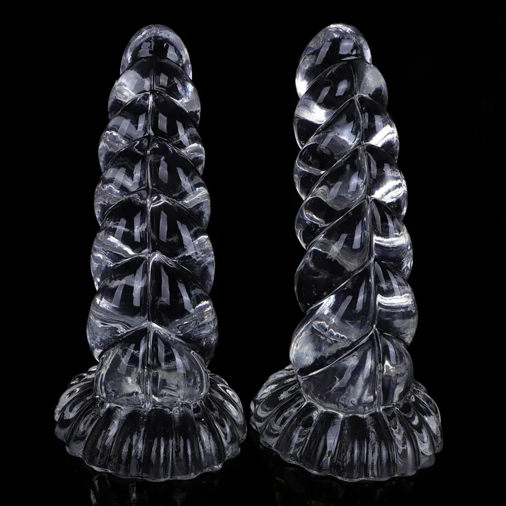 Transparante dildo Kristal Draai
