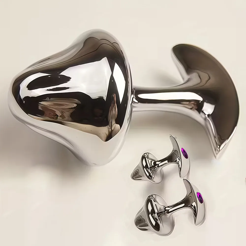 Metalen buttplug Paddestoel Juweel, metaal