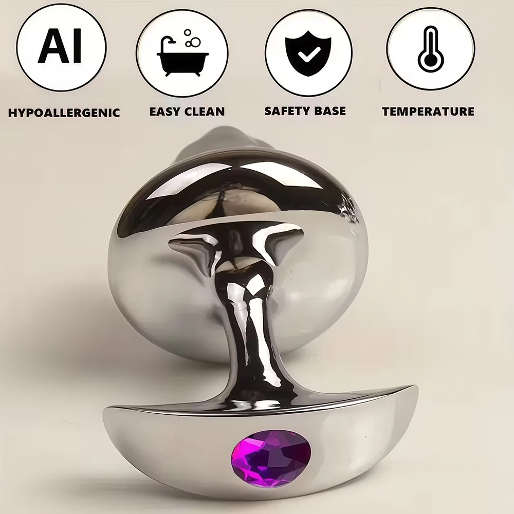 Metalen buttplug Paddestoel Juweel, foto 5
