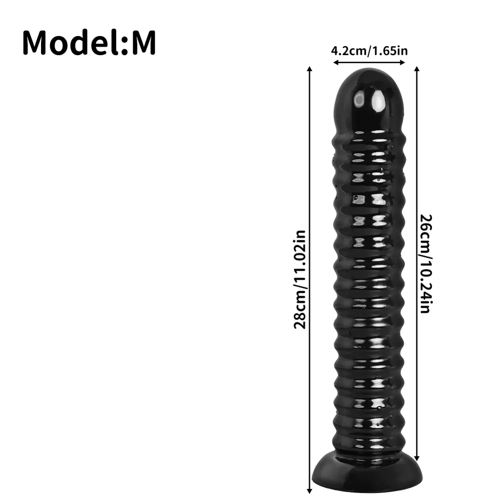 XXL buttplug Noir Perle Toren, Model A087B · M