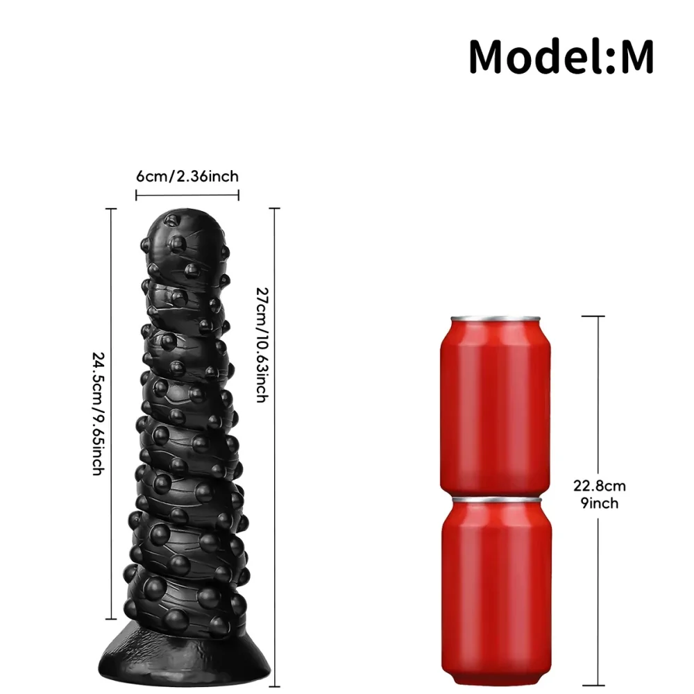 XXL buttplug Noir Perle Toren, Model A097B · M