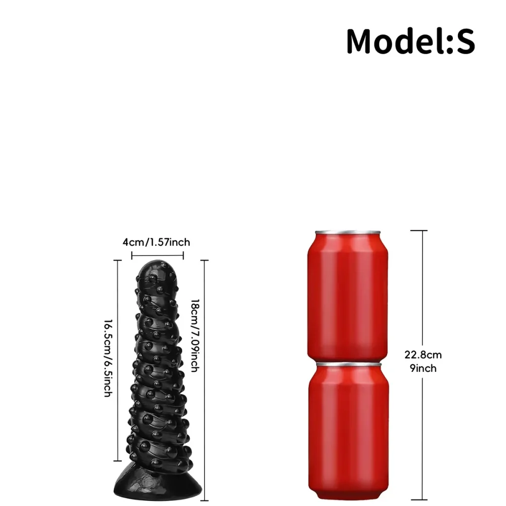 XXL buttplug Noir Perle Toren, Model A097B · S