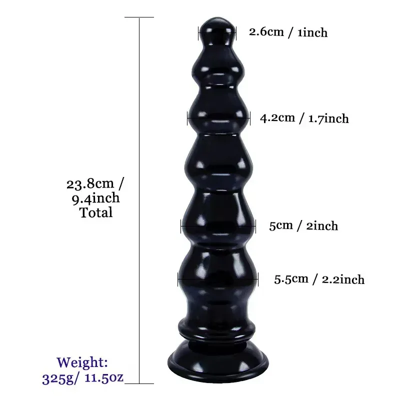 XXL buttplug Noir Toren Collectie, foto 5