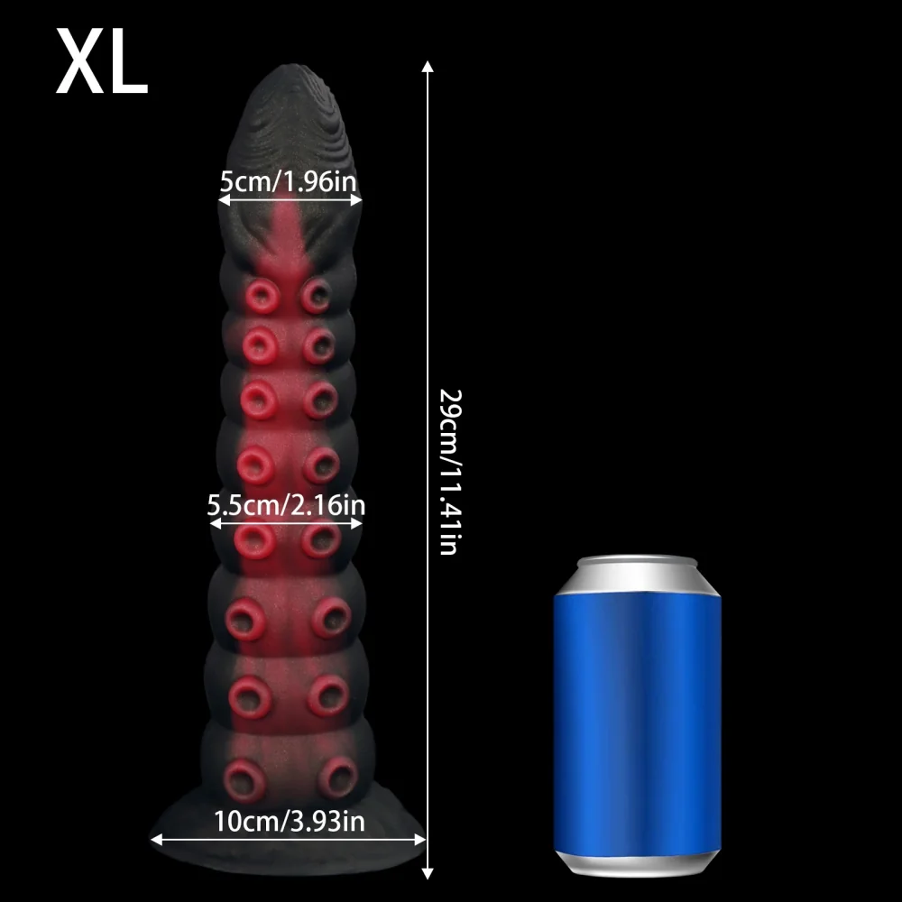 XXL fantasy buttplug Octopus Noir, Model 0149 · XL