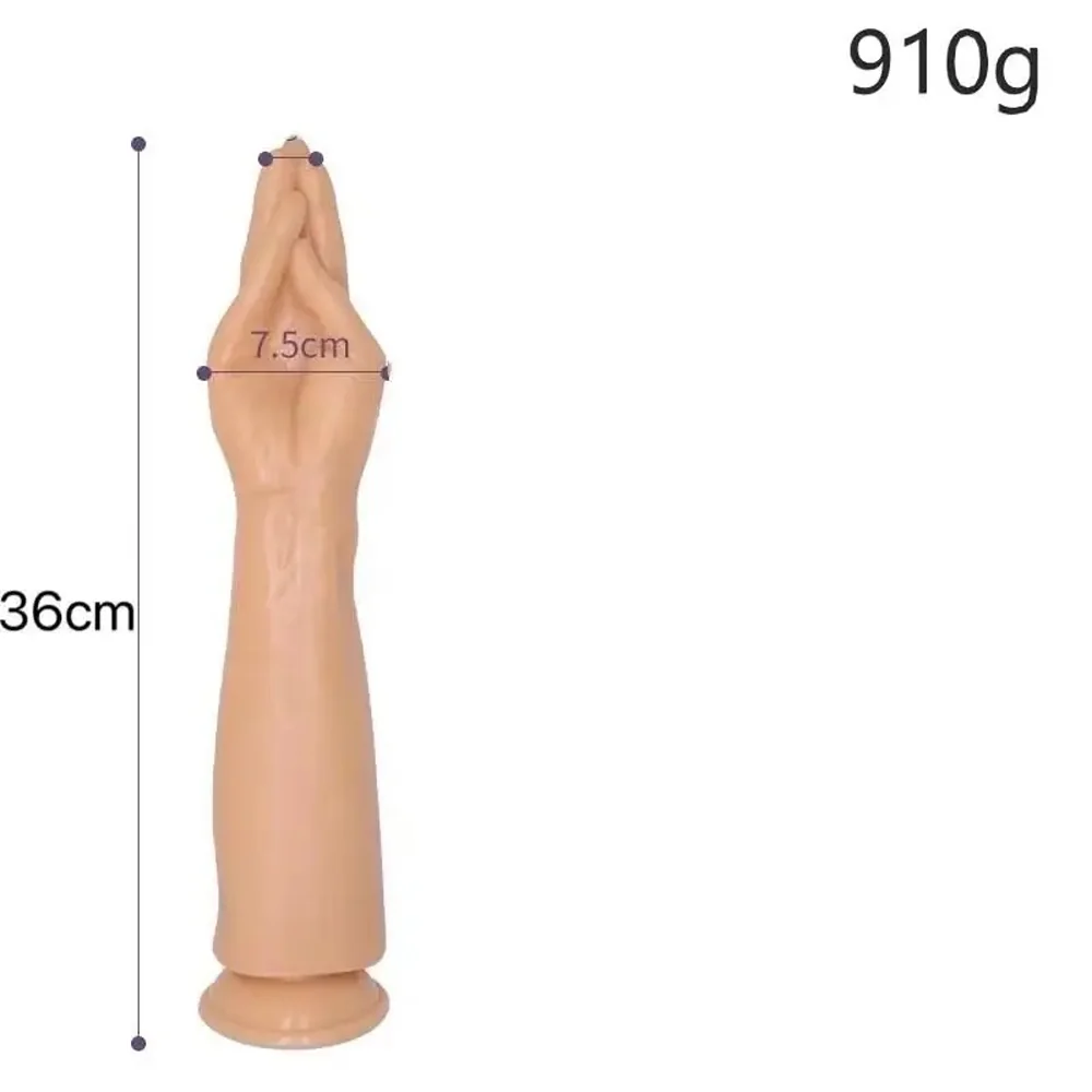 XXL fisting Open Hand, Lang Huidkleur