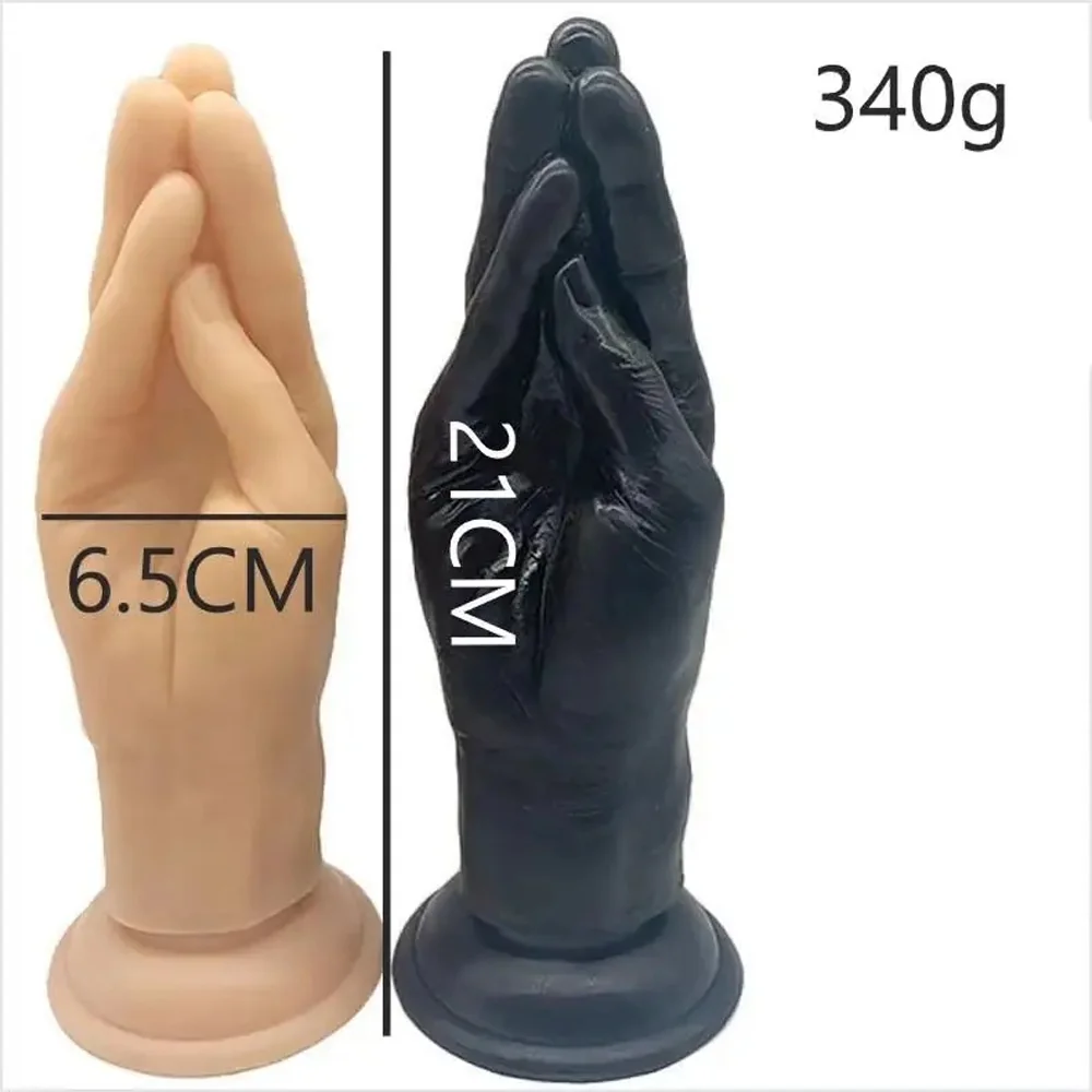 XXL fisting Open Hand, Kort Huidkleur
