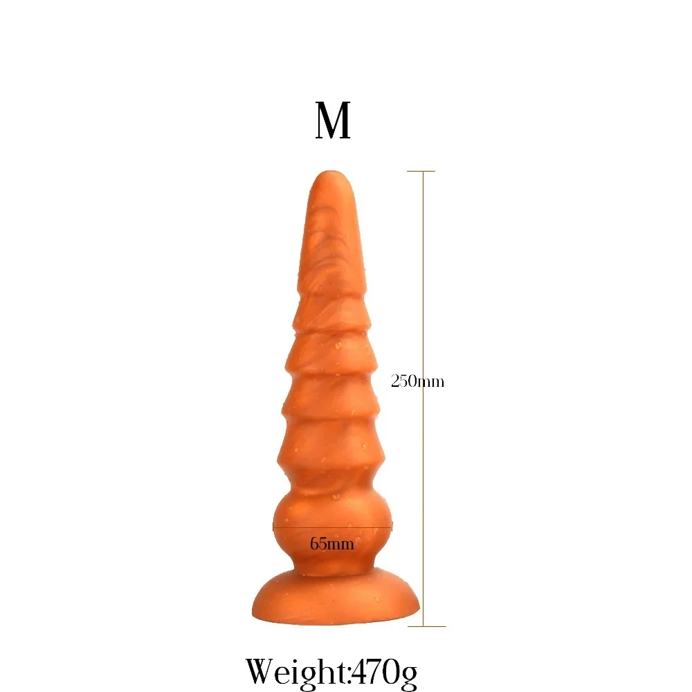 XXL buttplug Pagode Brons, Goud · M