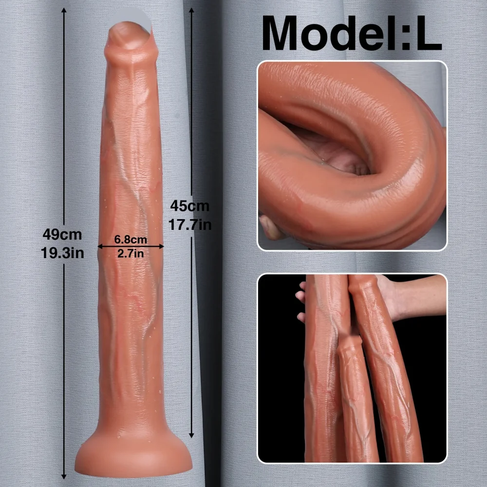 XXL realistische dildo Realistisch Extra Lang, Model D244 Variant F · L