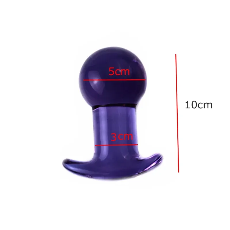 Glazen buttplug Sphère 60, foto 6