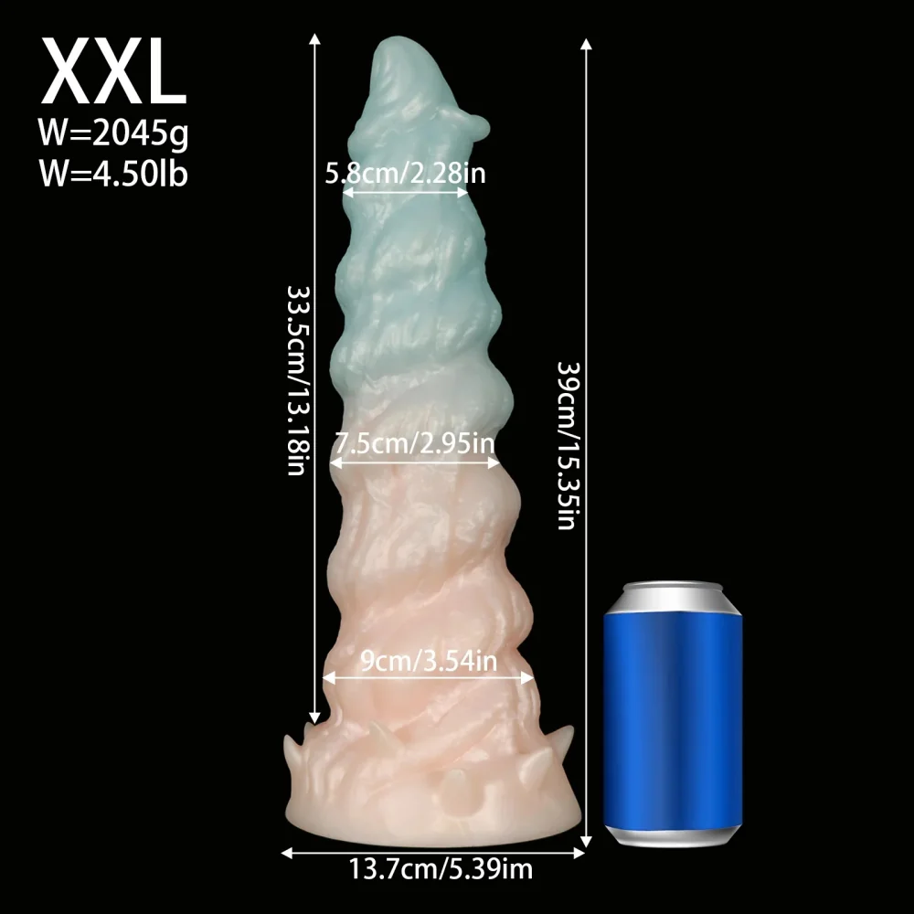 XXL fantasy dildo Spiraal Nebula, Kleur 10 · XXL