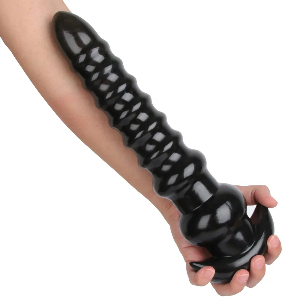 XXL buttplug Spiraal Noir