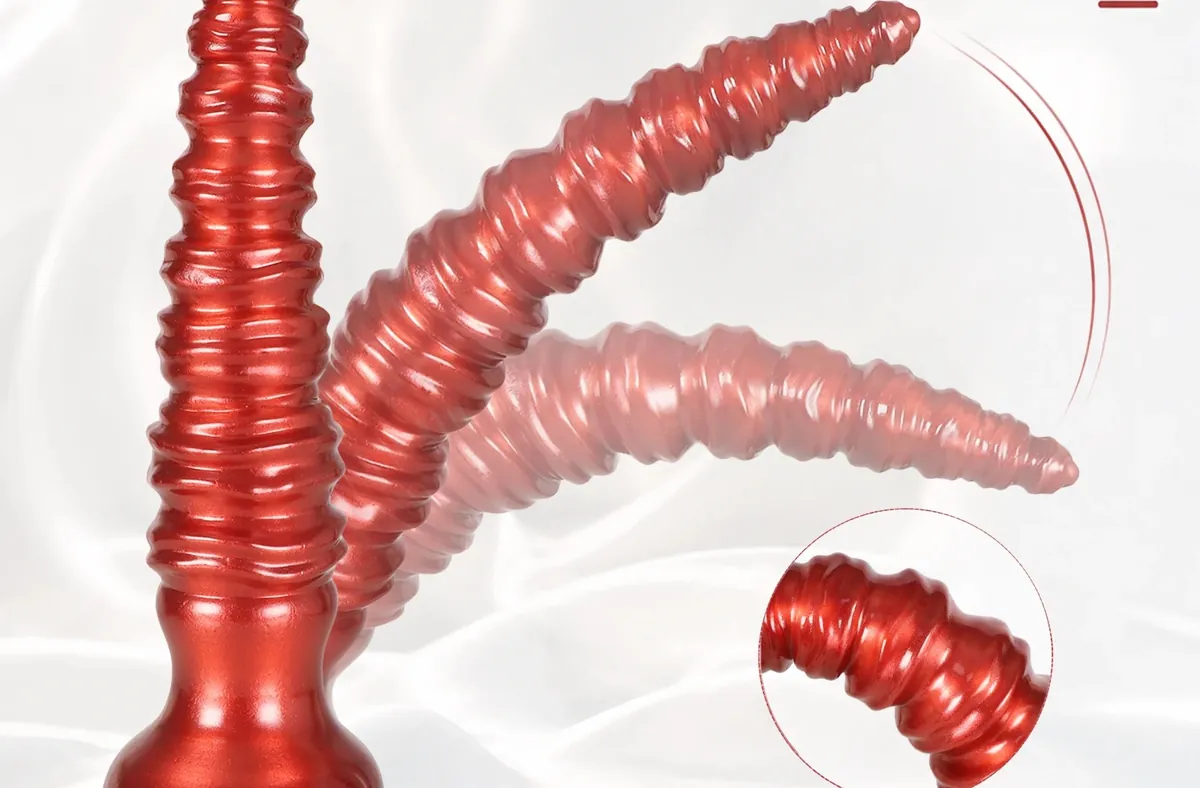 XXL buttplug Spiraal Rouge, foto 2
