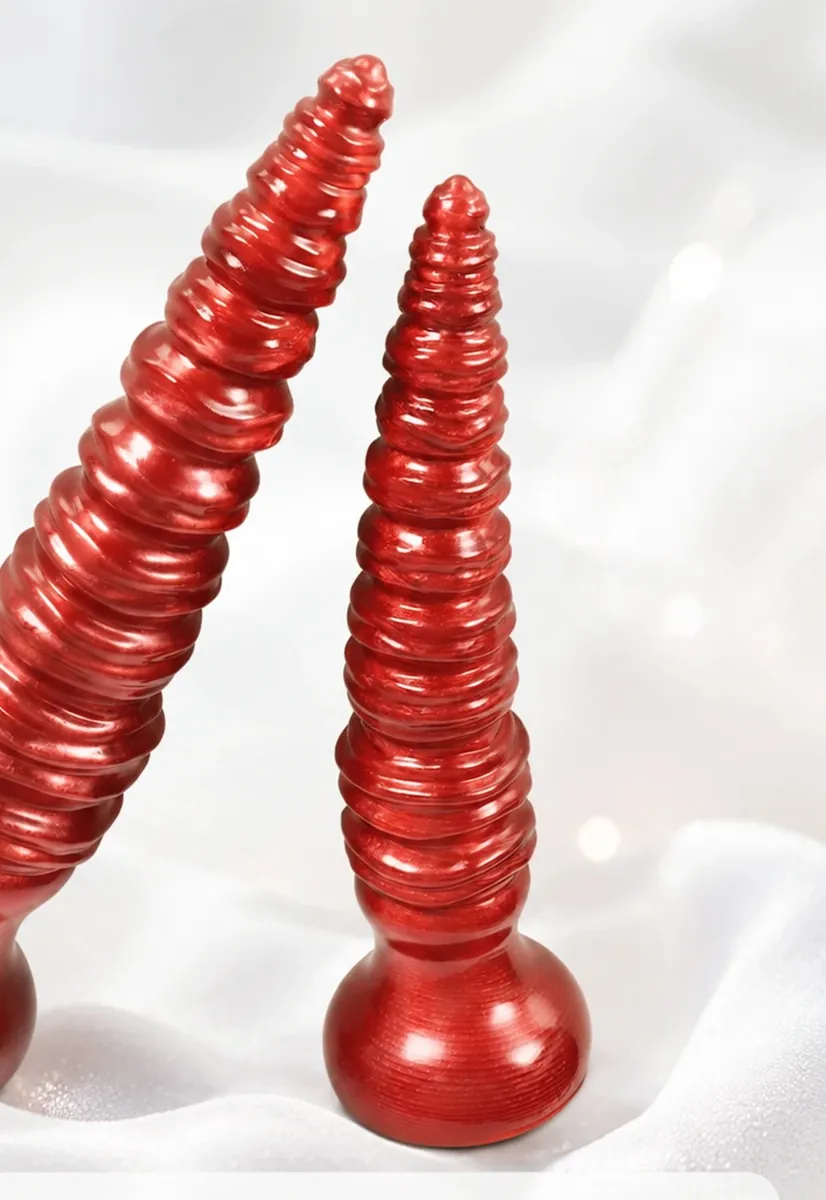 XXL buttplug Spiraal Rouge, foto 3