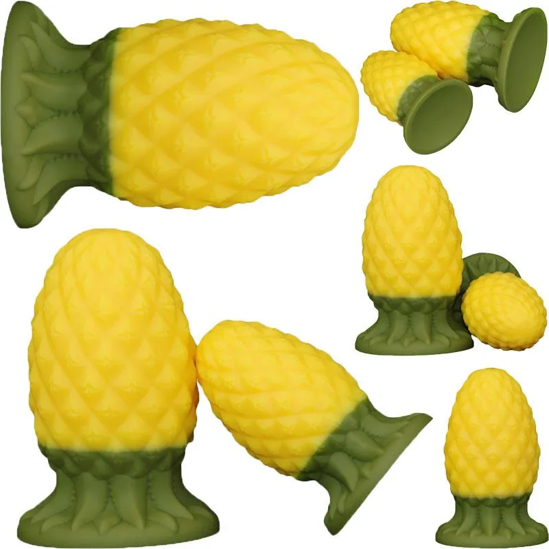 XXL buttplug Ananas, siliconen
